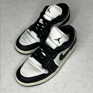 Nike Sail and Black Air Jordan 1 Low SE